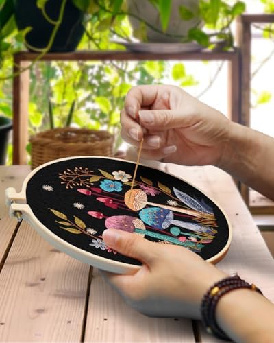 TINDTOP 2 Pack Embroidery Kit for Adult, Embroidery DIY Starter Kit - Image 4