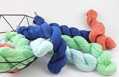 Lotus Yarns Lace Weight 1 Skein Cashmere Knitting Yarn Comfortable Soft Crochet Yarn Great for Baby Garments, Scarves, Hats, and Craft Projects (04-Charcoal) - Image 3