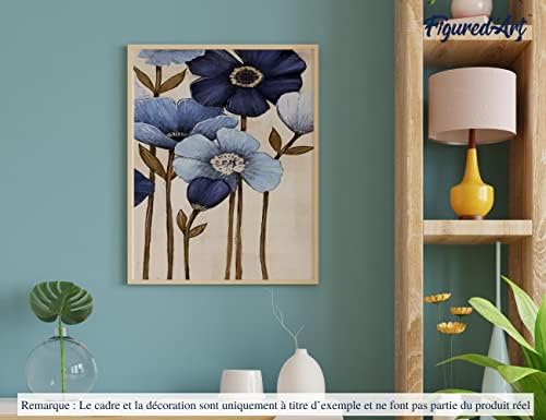 Figured'Art Paint by Numbers for Adults Orchid 16"x20" - Craft Art Painting DIY Kit Rolled Canvas Without Frame - Image 4