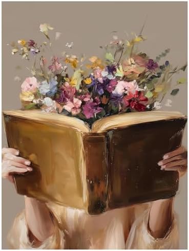 Mandun Book Paint by Numbers Kit for Adults, 16x20 inch by MANDUN