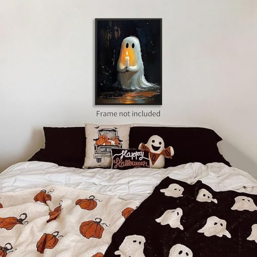 AIBOERL Paint by Numbers Kit for Adults Beginner,Halloween Ghost, 12X16In - Image 3