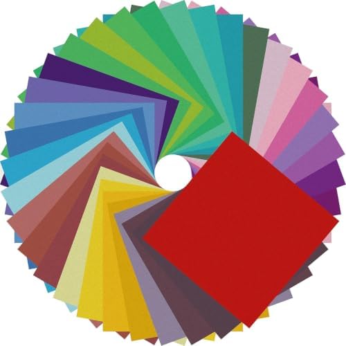 Origami Paper 200 Sheets 6 x 6 Inch Double Sided Colored Craft Paper by BUBU