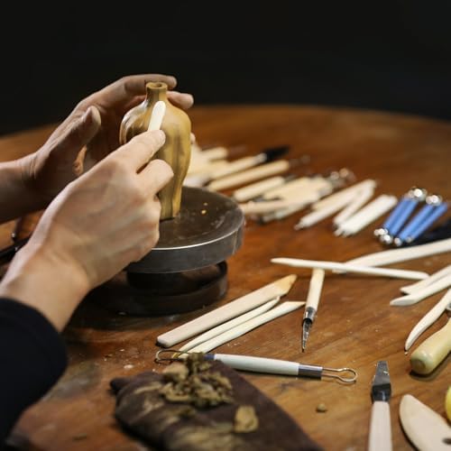SHENOMAD 30PCS Clay Sculpting Pottery Ceramics Modeling Polymer Tools Set - Image 4