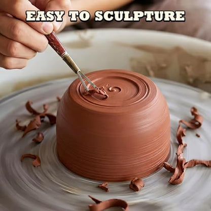Aujazyble Air Dry Clay - 3.3lbs Terracotta Natural Pottery Clay for Kids - Image 4
