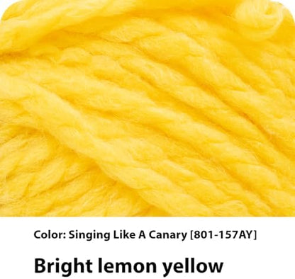 Lion Brand Yarn InstaKnit Beginner Yarn for Knitting, Singing Like A Canary, 1 Pack - Image 2