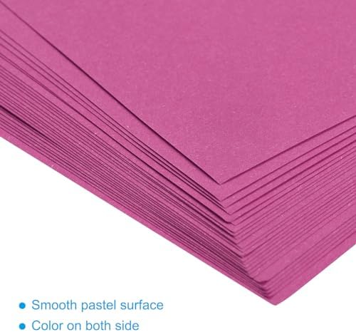 MECCANIXITY 100 Sheet Origami Paper Double Sided Plum Red 5x5 Inch Square Sheet for Art Craft Project, Beginners, Gifts Decor - Image 4