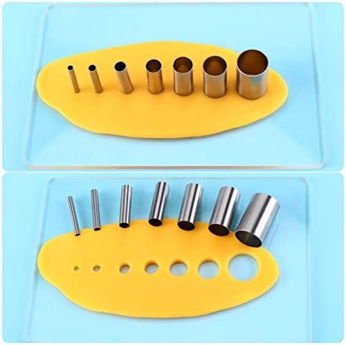 Honoson 23 Pcs Clay Sculpting Tools Set with Roller Cutters,Yellow - Image 6