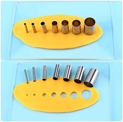 Honoson 23 Pcs Clay Sculpting Tools Set with Roller Cutters,Yellow - Image 6