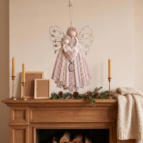 Fabric Angel Wall Hanging Kit, DIY Macrame Craft for Adults Beginners - Image 4