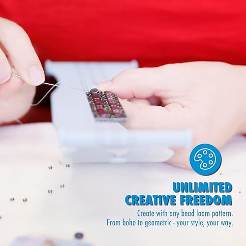 Beadalon Jewelry Weaving Loom Kit - Beadwork Core Set - Jewel Loom - Image 4