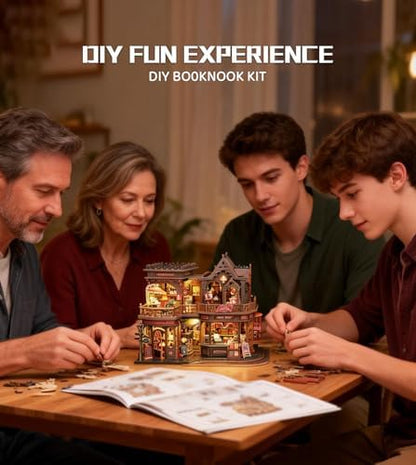 Spilay DIY Miniature House Kit for Adults, Miniature Dollhouse Kit - Image 5