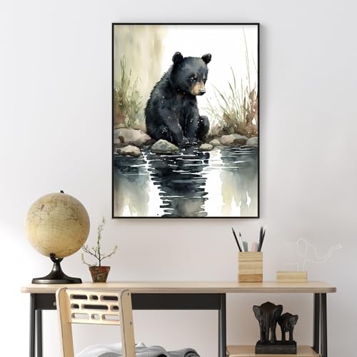 Yezavesu Bear Framed Paint by Numbers Kit for Adults Beginner - Image 2