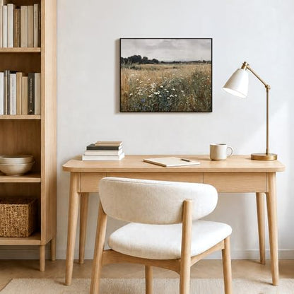 bitCNY Paint by Numbers for Adults, Wildflower Meadow Landscape DIY Acrylic Painting Kit, Rustic Field Paint by Number Canvas Art for Farmhouse Wall Decor, 16x20 Inch - Image 7