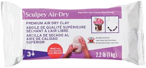 Sculpey Model Air Dry Modeling Clay, White by Sculpey