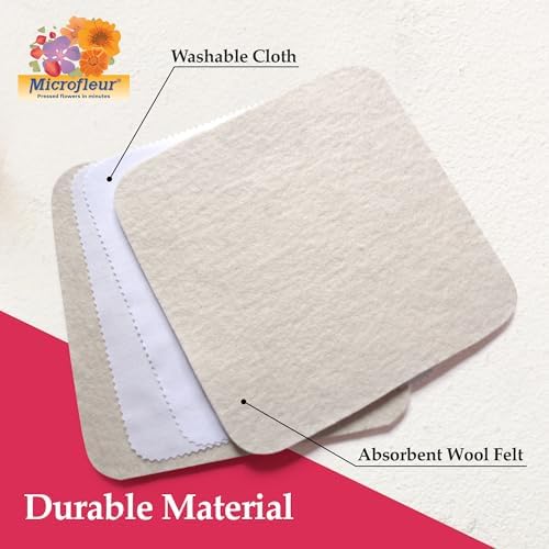 Microfleur Microwave Flower Press Refill Pack, DIY Floral Art - 5" (13 cm) - Image 4