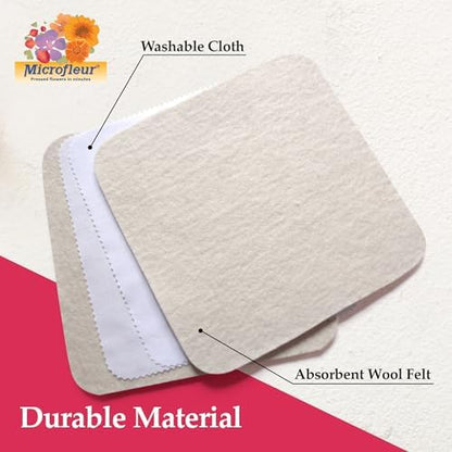 Microfleur Microwave Flower Press Refill Pack, DIY Floral Art - 5" (13 cm) - Image 4
