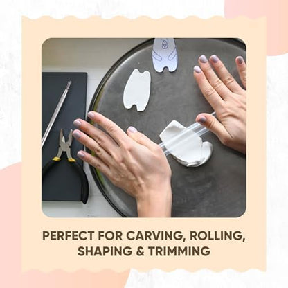 14 Pcs Clay Tools & Pottery Tools Kit, Polymer Clay Earring Making Kit - Image 6