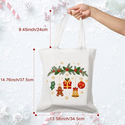Nuberlic Christmas Embroidery Tote Bag Kit for Beginners - Image 7