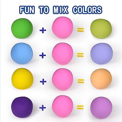ifergoo 100g Pink Air Dry Clay, 3.5oz DIY Creative Modeling Clay for Kids - Image 5