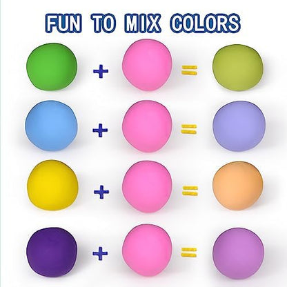 ifergoo 100g Pink Air Dry Clay, 3.5oz DIY Creative Modeling Clay for Kids - Image 5