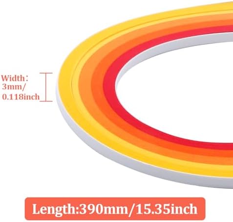 Auvotuis 3mm Width Quilling Paper Strips 40 Colors 900 Strips, Length 39cm - Image 2