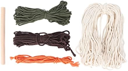 Macrame Kits Woven Wall Hanging Boho Chic Geometric Art Decor Wooden Dowel DIY Weaving for Macrame Starters Beginners Enthusiasts by Kuuleyn