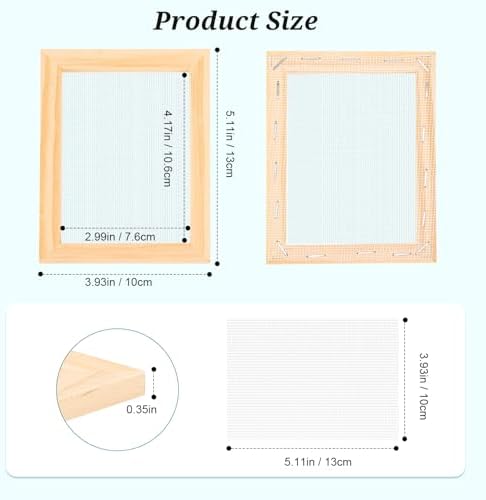 Aboofx Paper Making Kit, A7 Mini Paper Making Screen Frame Kit(3"x4") - Image 5