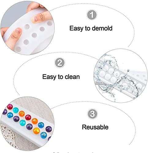 Silicone Mold Jewelry Resin Set for DIY Pendant Bead Necklace Bracelet Jewelry Mold Making Craft - Image 3