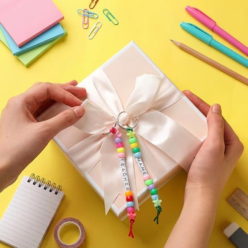 Suncalla 984 Pcs 24 Set Religious Keychain Making Kit Christian Bead Craft - Image 3