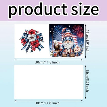 6Pcs Greeting Card DIY Diamond Art Painting Greeting Cards Special Shaped Holiday Blessing Folding Card Kit with Envelopes Arts Crafts for Birthday Festival-USA Goblin - Image 2