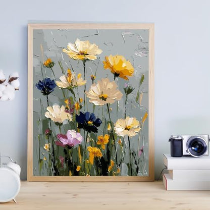CHWGLFGG Wild Flowers Paint by Numbers Kit for Adults Beginner 16X20 inch - Image 2