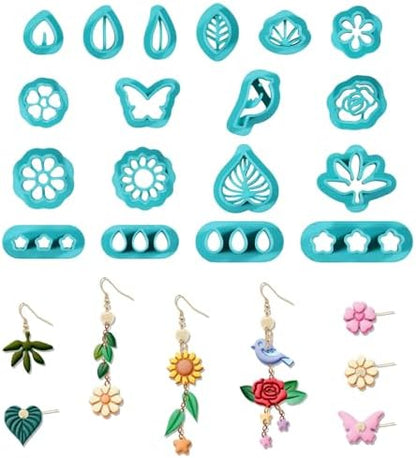 ORIGACH 18 Pcs Spring Polymer Clay Cutters Set by ORIGACH