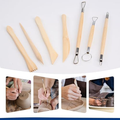 Pottery Clay Sculpting Tools Set, 61 Pcs - Image 4
