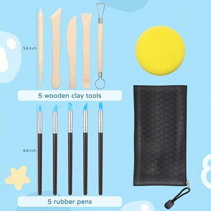 4.4lbs Air Dry Clay with Sculpting Tools - Image 7