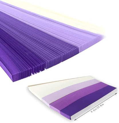 Origami Paper Stars, Colorful Handcraft Origami Lucky Star Paper DIY Paper Arts Creativity Hand Art Crafts (Purple gradient (1350) sheets) - Image 2