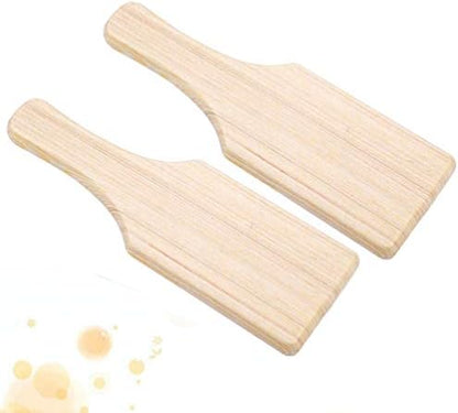 Wooden Sculpture Tools 2Pcs Clay Modeling Paddle Boards 7.67In for Ceramic Pottery Crafting Smooth Carving and DIY Art Projects - Image 5