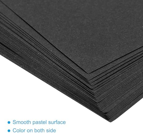 MECCANIXITY 100 Sheet Origami Paper Double Sided Black 4x4 Inch Square Sheet for Art Craft Project, Beginners, Gifts Decor - Image 4