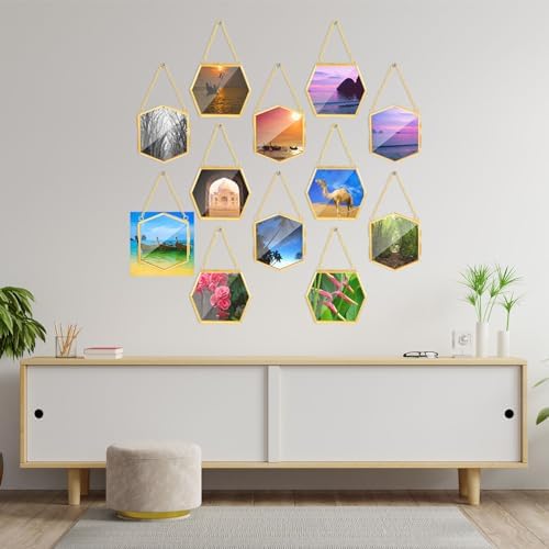 12 Pcs Pressed Flower Frames Craft Kit for Adults Double Glass Frame Decor - Image 5