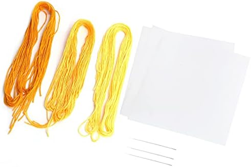 Pilipane Embroidery Starter Kit Needles Threads Transparent Printed Cloth Material Package for Adults Complete Sewing Supplies Set with Detailed Instructions for Beginners and DIY Art - Image 7