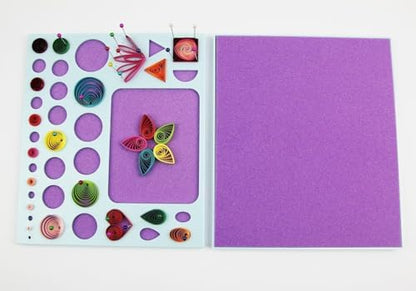 YURROAD Beginner Paper Quilling Kit with 5mm Strips in 36 Colors and Tools - Image 6