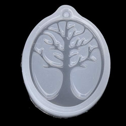 Tree Earrings Silicone Epoxy Mold Keychain Pendant Jewelry Crafting for Valentine Love Gift Resin Ashtray Kit Weed by Unknown