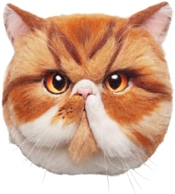 MeowPick Needle Felting Kit with Cat Head Mold, Animals Needle Felting Set, DIY Wool Felt Materials Set with Felting Tool and Instruction for Quick Needle Felting Craft (Garfield) - Image 2