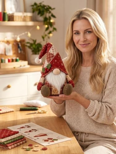Christmas Gnome Crochet Birthday Gifts Christmas Crafts for Adults - Image 3