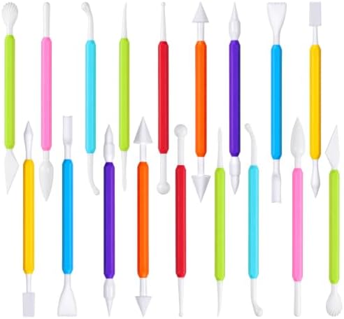 18 PCS Modeling Clay Tools, Double-Ended Air Dry Clay Sculpting Tools Polymer Clays Tool Kit for Beginners Professional Modeling Shaping Dotting Carving Pottery DIY Craft Projects by Unknown