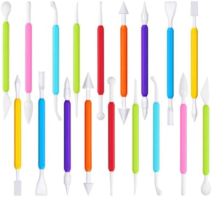 18 PCS Modeling Clay Tools, Double-Ended Air Dry Clay Sculpting Tools Polymer Clays Tool Kit for Beginners Professional Modeling Shaping Dotting Carving Pottery DIY Craft Projects by Unknown