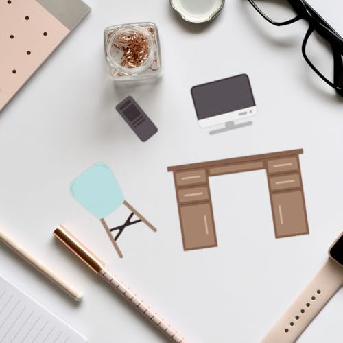 Office Work Table Cutting Dies Carbon Steel Die Cuts Stencils Blessing Card Scrapbooking Embossing Template Dies for Birthday Greeting Card Making Album Photo Decor - Image 3
