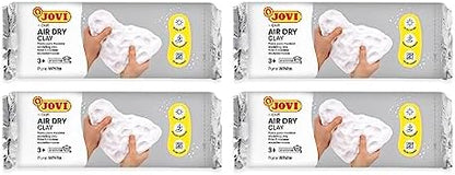 Jovi - Air Dry Clay, Set of 4 Units, 2.2lb Each, Total of 8.8lb, White - Image 3