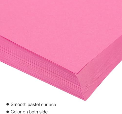 MECCANIXITY 100 Sheet Origami Paper Double Sided Fluorescent Red 8.3 x 5.8 Inch Square Sheet for Art Craft Project, Beginners, Gifts Decor - Image 4