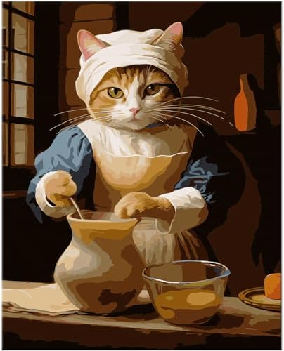 NiArt Paint by Numbers Kit for Adults Beginners, Canvas 16x20 Unframed by NiArt