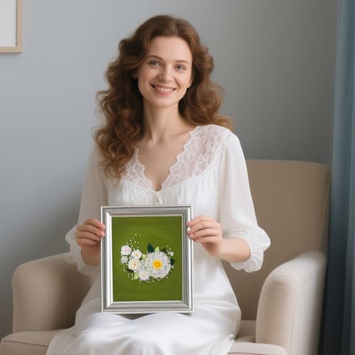 LX LERMX Embroidery Kits for Beginners, Adult Starter Cross Stitch Kit Needlepoint Complete DIY Kit with Unique Patterns, Hoop, Colorful Threads, Tools, Step by Step Instructions & Video Tutorial - Image 6